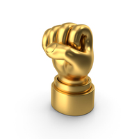 Power Fist Hand Gestures Gold Icon PNG & PSD Images