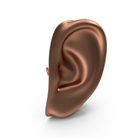 Human Left Ear Copper PNG & PSD Images