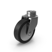 Trolley Wheel Black PNG & PSD Images
