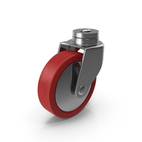 Trolley Wheel Red PNG & PSD Images