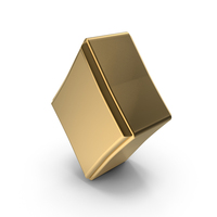 Gold Diamond Symbol PNG & PSD Images