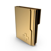 Gold Patient File PNG & PSD Images