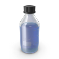 Laboratory Bottle With Fluid PNG & PSD Images