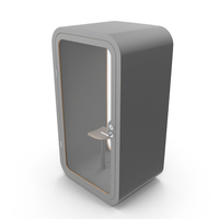 Office Pod Black PNG & PSD Images