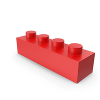 Building Toy Block 1×4 Lego Piece Icon PNG & PSD Images