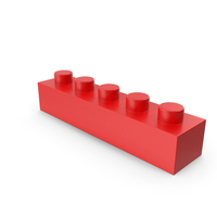 Building Toy Block 1×5 Lego Piece Icon PNG & PSD Images