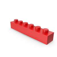 Building Toy Block 1×6 Lego Piece Icon PNG & PSD Images