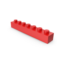 Building Toy Block 1×7 Lego Piece Icon PNG & PSD Images