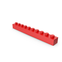 Building Toy Block 1×10 Lego Piece Icon PNG & PSD Images
