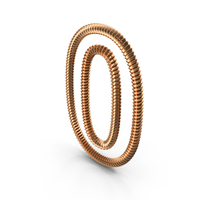 Spiral Shaped Number 0 PNG & PSD Images