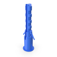 Blue Plastic Wall Anchor PNG & PSD Images