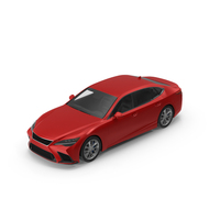 Sedan Red Generic PNG & PSD Images