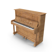 Marblewood Upright Piano PNG & PSD Images