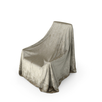 Dirty Covered Armchair PNG & PSD Images
