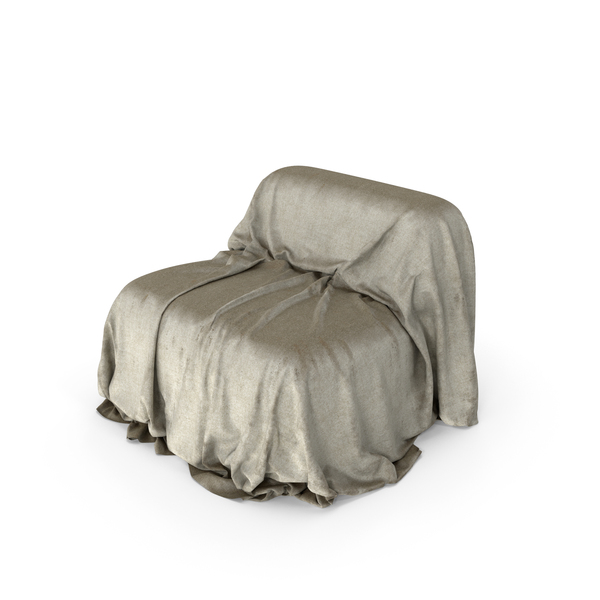 Dirty Covered Soft Chair PNG & PSD Images
