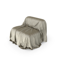 Dirty Covered Soft Chair PNG & PSD Images