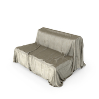 Dirty Covered Sofa Small PNG & PSD Images