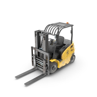 Used Modern Electric Forklift PNG & PSD Images