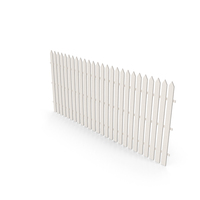 White Wood Fence PNG & PSD Images