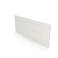 White Wood Fence PNG & PSD Images