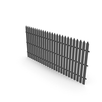 Black Wood Fence PNG & PSD Images