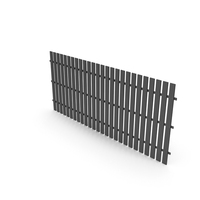 Black Wood Fence PNG & PSD Images