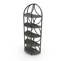 Finley Bookcase Grey PNG & PSD Images