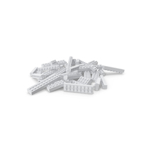 Toy Bricks White PNG & PSD Images