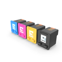 Inkjet Printer Cartridges PNG & PSD Images