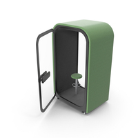 Booth Open Door Green PNG & PSD Images