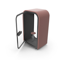 Booth Open Door Red PNG & PSD Images