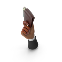 Black Hand Money Wallet Hold Bill US 100 Dollar PNG & PSD Images