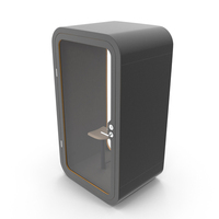 Office Pod Black PNG & PSD Images