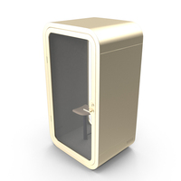 Office Pod Golden PNG & PSD Images
