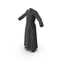 Black Priests Robe PNG & PSD Images