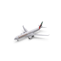 Emirates Airbus A330-200 PNG & PSD Images