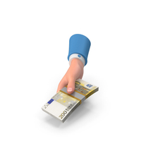 Euro 200 Lot Giving Hand Money PNG & PSD Images