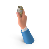 Euro 200 Note Roll Holding Hand PNG & PSD Images