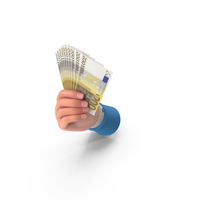 Euro 200 Notes Holding Hand Money PNG & PSD Images