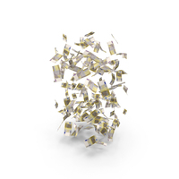 Money Falling Euro 200 Notes PNG & PSD Images