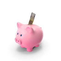 Single Euro 200 Note Save Piggy Bank PNG & PSD Images