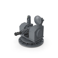 Type 1130 11-Barrel 30mm CIWS PNG & PSD Images