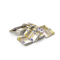Euro 200 Money Lots Arranged PNG & PSD Images