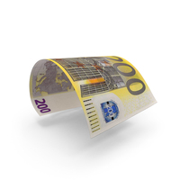 Euro 200 Note Fly Money PNG & PSD Images
