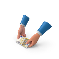 Giving Euro 200 Money Lot Bill Hand Hold PNG & PSD Images