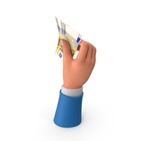 Hand Hold Money Bill Euro 200 PNG & PSD Images