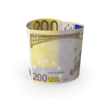 Heart Shape Euro 200 Note PNG & PSD Images