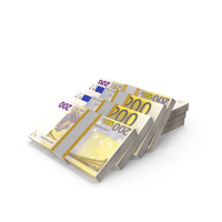 Lots Ground Euro 200 Money Notes PNG & PSD Images