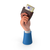 Hand Hold Money Wallet Bill Euro 200 PNG & PSD Images