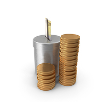 Save Euro 200 Money Notes Gold Coins Box PNG & PSD Images